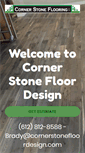 Mobile Screenshot of cornerstonefloordesign.com